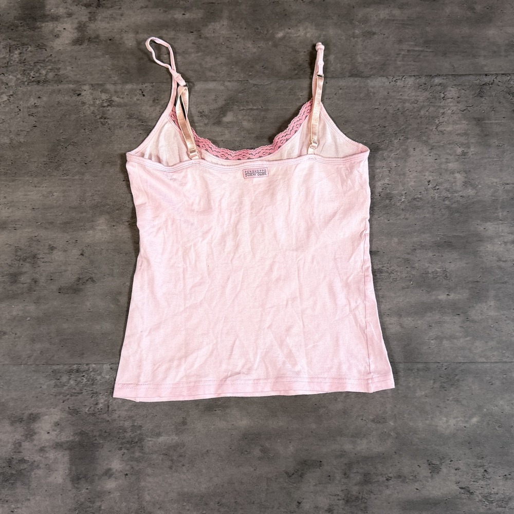 Vintage VTG Y2K 2000's 00's Pink Lacer Dee Tie Top - Picture 4 of 4